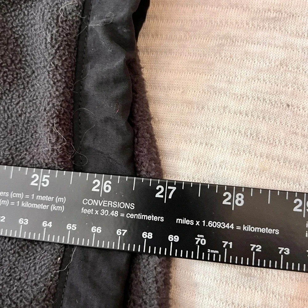 The North Face‎ Mens Denali Fleece Full Zip Jacket Black Hiking Cozy Size Medium